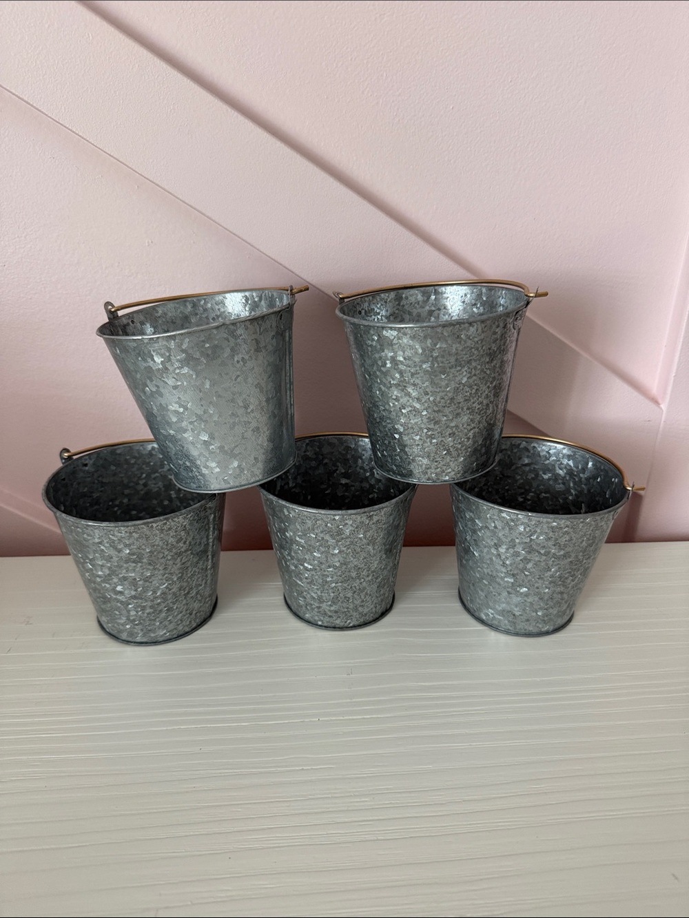 Center Piece Decor Buckets NWT
